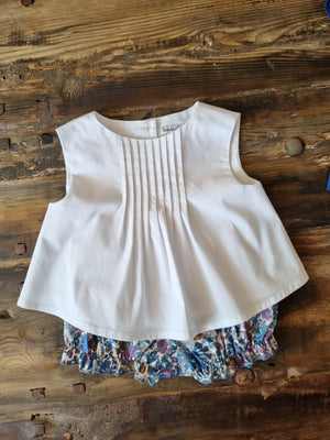 NUEVO Conjunto Bebé Blusa detalle tableado