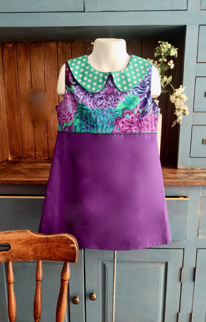 Vestido Peony Morado con cuello