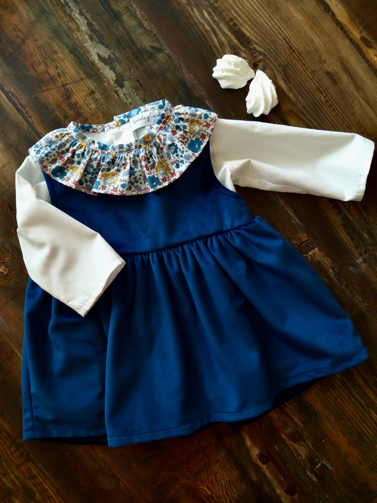 Jumper terciopelo con blusa