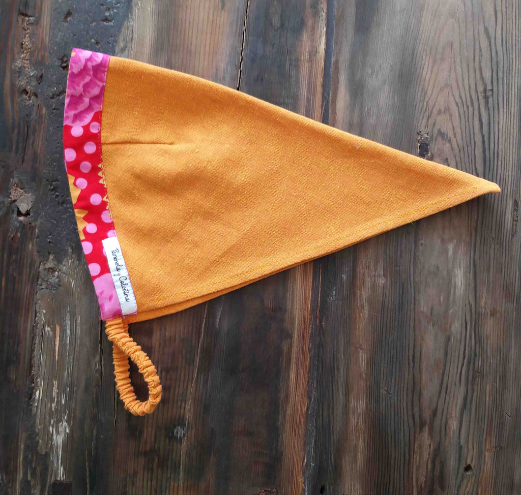 Pañoleta lino amarillo